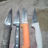 4عددچاقو قصابی کارکرده