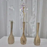 گلدان چوبی بسیار زیبا و شیک