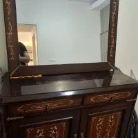 اینه کنسول چوب براق