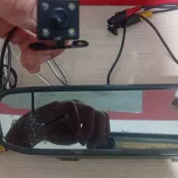 دوربین دنده عقب و مانیتور روی آینه جلو