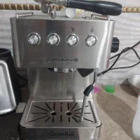 دستگاه اسپرسو نیمه صنعتی همراه با اسیاب