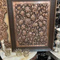 قاب قلم زنی مسی صنایع دستی