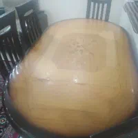 میز زیبا و سالم با 5 صندلی