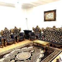 مبل ۹نفره سرمه ایی  سالم
