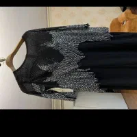 لباس شب کار دست سایز ۴۸ یکبار تن شده قیمت ۷۵۰۰