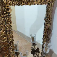 آیینه و شمعدان کریستال نو