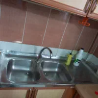 کابینت و هود و سینک دوقلو