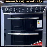 اجاق گاز طرح فر ۵ شعله استیل تکنو