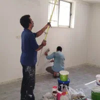 رنگ آمیزی کاغذدیواری کفپوش پارکت