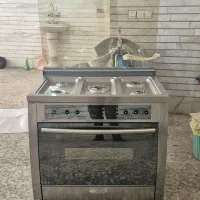 اجاق گاز تاکنو فر دار تمام استیل مدل Mefless