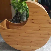 گهواره چوبی طرح ماه