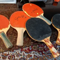 فروش تعداد ۵ عدد راکت پینگ پنگ کارکرده