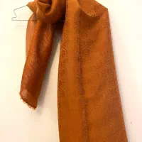 شال ژاکارد لمه اجری رنگ
