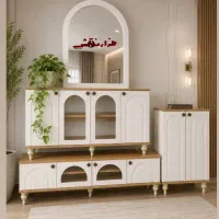 ست میزتی وی کنسول جاکفشی مدرن کلاسیک هزار نقش