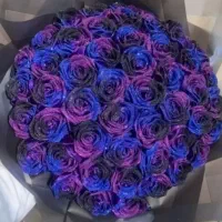 دسته گل روبانی کهکشانی