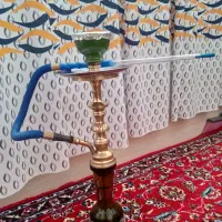 قلیون قلیان برنجی با طعم هندوانه یخ