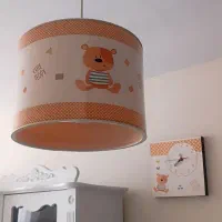 ست لوستر و ساعت و اباژر  تدی مناسب سیسمونی