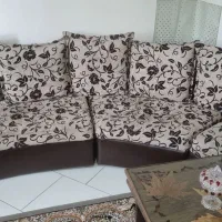 مبل هفت نفره و دراور و آینه