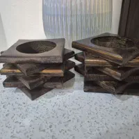 گلدان چوبی