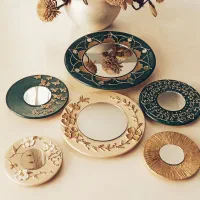 دیوار کوب سفالی