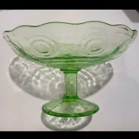 یک جفت شیرینی خوری کریستال روس قدیم