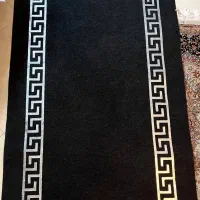 موکت مشکی نقره ایی طرح ورساچه