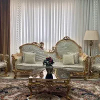 مبل سلطنتی ۹ نفره بسیار تمیز