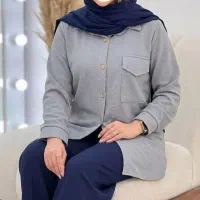 شومیز مانتو مراکشی سایز بزرگ نو