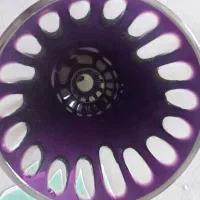 گلدون کریستال بنفس