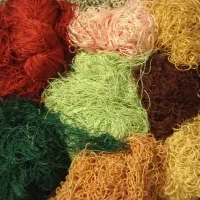 ابریشم رنگی رنگ ثابت