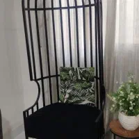 مبل   صندلی شاهنشین شاه نشین  فلزی قفسی