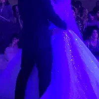 لباس عروس فول سنگ کار شده