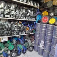 پخش چرخ ترمزدار داربست چدنی داربستی