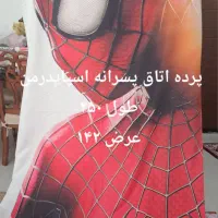 پرده (دو تیکه) اتاق پسرانه طرح اسپایدرمن