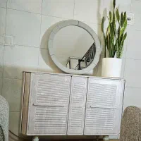 مصنوعات چوبی کنسول ویترین میزtv جاکفشی