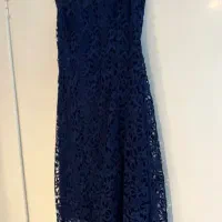 پیراهن گیپور سایز ۳۸ سرمه ای