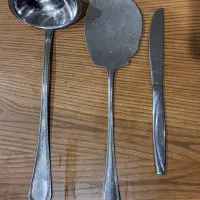 کارد استیک خوری و ملاقه و کفگیر ناب استیل زیر قیمت