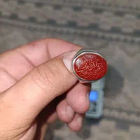 انگشتر نقره کار دست ذکر هو حق اول آخر یار علی