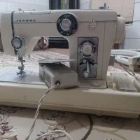 فروش چرخ خیاطی ژانومه ۸۰۱  همراه با میز  ..اقساط..
