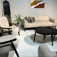 مبلمان دسته چوبی مینیمال