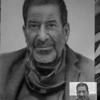 سفارش نقاشی به سبک سیاه قلم هایپررئال