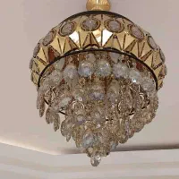 لوستر|لوستر و چراغ آویز|کاشان, شهرک فرهنگیان|دیوار