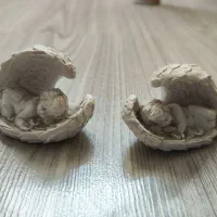 دکوری سنگی مدل بال و فرشته جفت