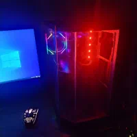 کیس گیمینگ اکواریومی نسل جدید فروش یا معاوضه باps5