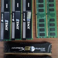 رم کامپیوتر hyperx/corseir/sp/kingstone