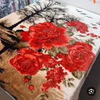 پتو دو نفره طرح دختی ۲عدد