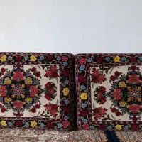 4عدد پشتی دستبافت نقشه بیجار