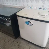 ماشین لباسشویی و گاز طرح فر