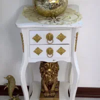دو عدد میز تلفن یا عسلی