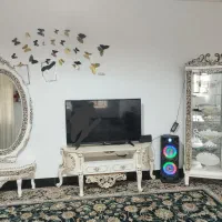 بوفه وزیر تلویزیونی و آینه و جاکفشی